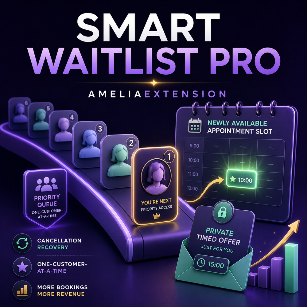 AmeliaExtension - Smart Waitlist Pro product artwork