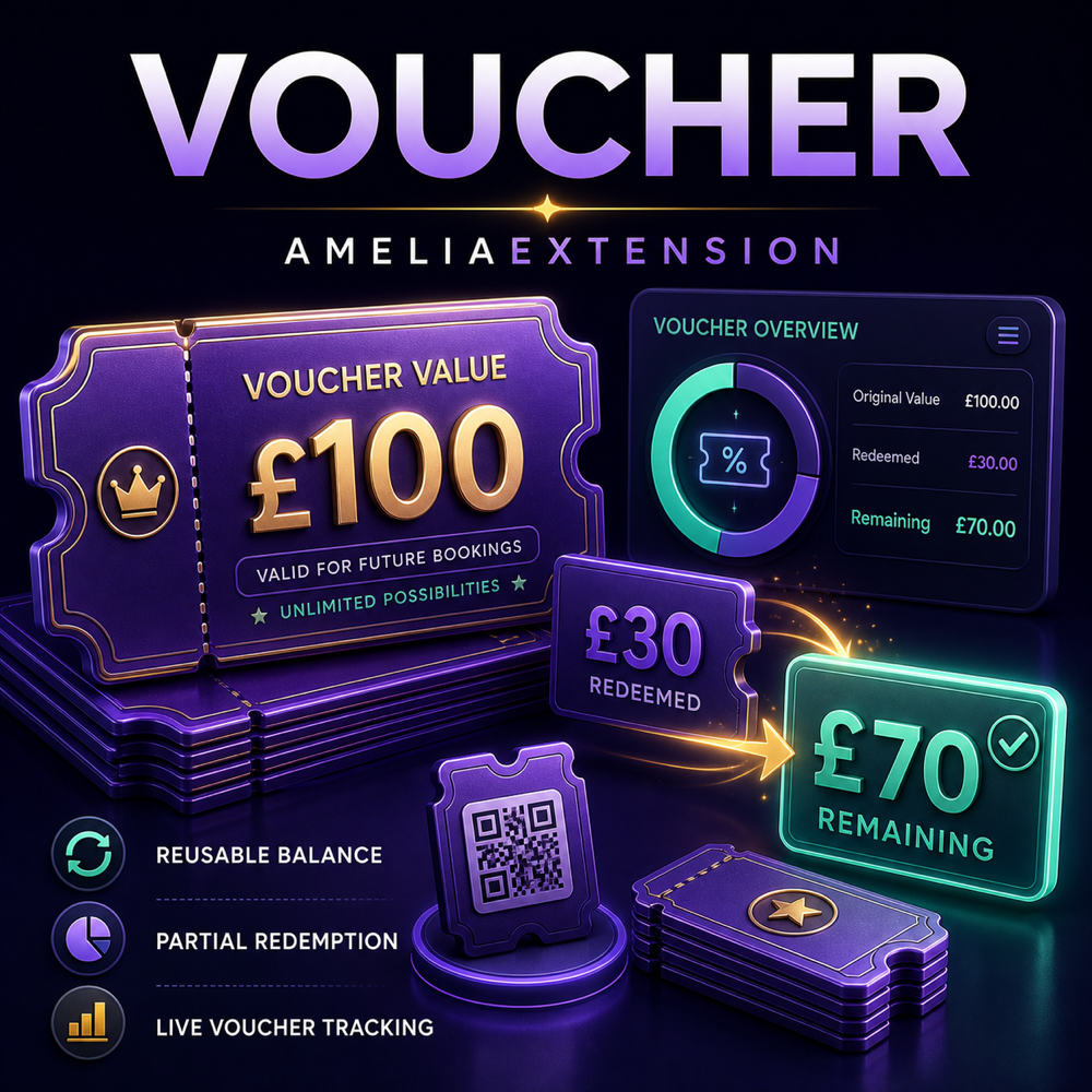 AmeliaExtension - Voucher product artwork